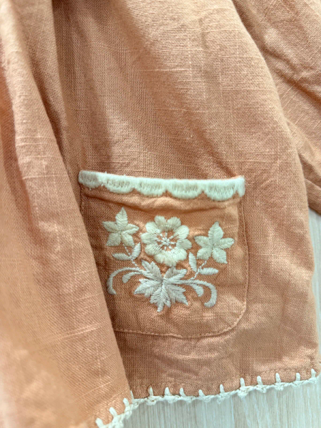 Apolina Myra Blouse,粉色刺繡上衣 image 1 of 0