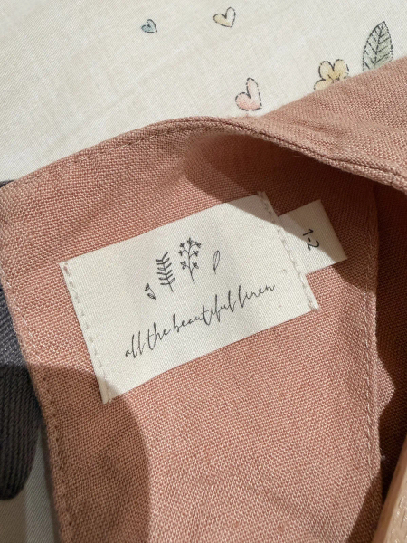 後綁帶粉色洋裝 image 1 of 0
