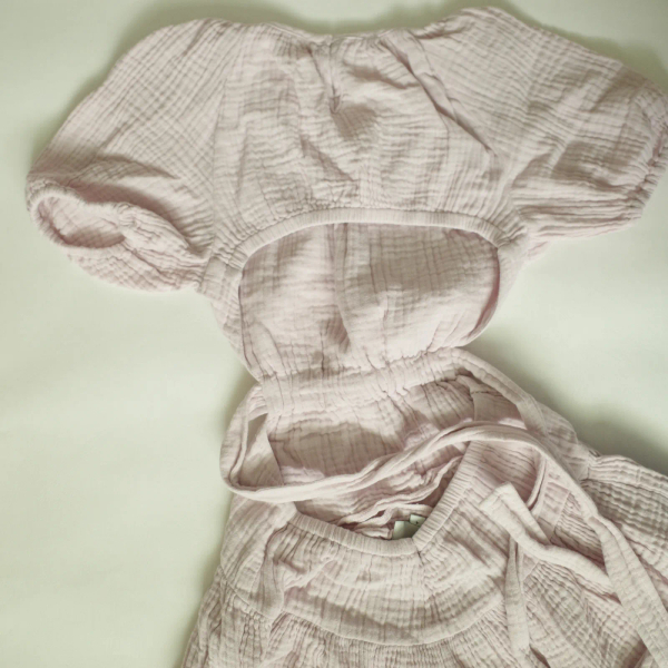 棉紗後綁帶洋裝 image 1 of 0