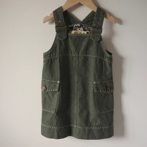 Buckle Jumper Dress - Sage Denim image 1 of 0