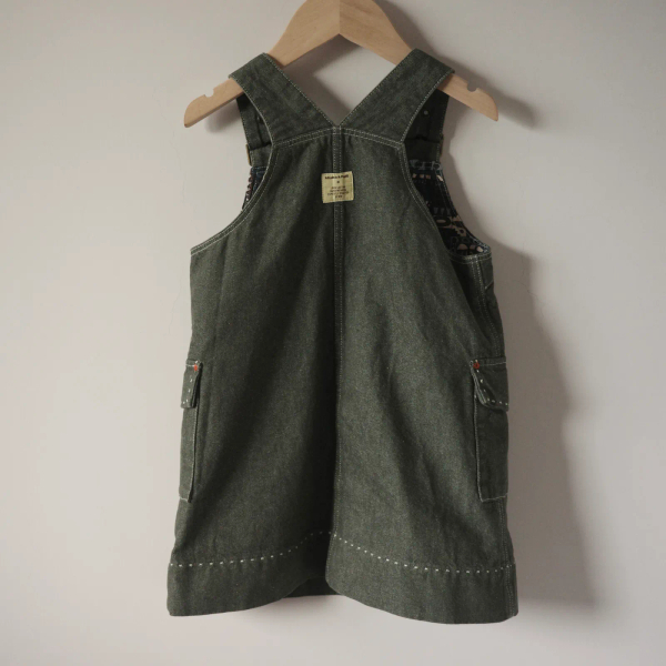 Buckle Jumper Dress - Sage Denim image 1 of 0