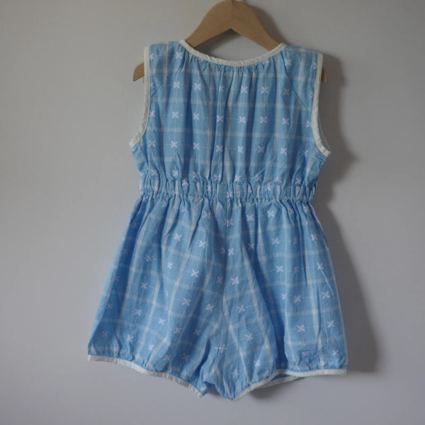 Sun Suit Vintage Blue Plaid image 1 of 0