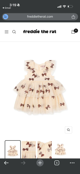 YVONNE FAIRY DRESS-BOWIE RED image 1 of 0