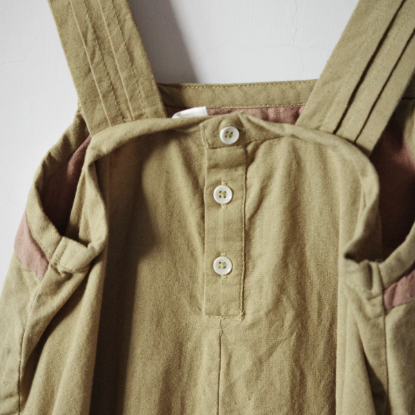VITTORIA APRON SHIFT - DRIED MOSS image 1 of 0