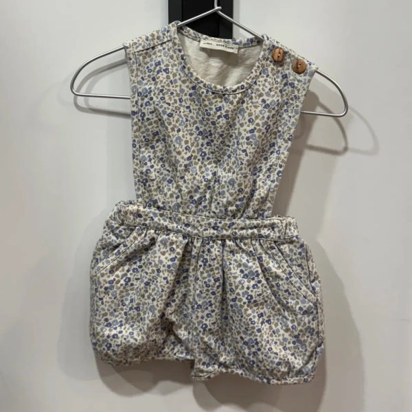 Fernanda Playsuit, Menagerie Print, Blueberry image 1 of 0