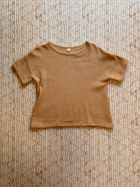 華夫格短袖上衣 2件合售 image 1 of 0