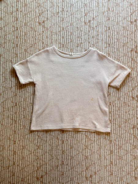 華夫格短袖上衣 2件合售 image 1 of 0