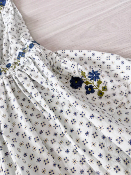 Tile Print Claudette Dress image 1 of 0