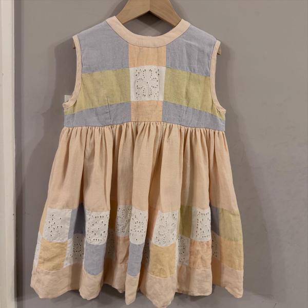 Wendy Patchwork Dress - Pastels image 1 of 0