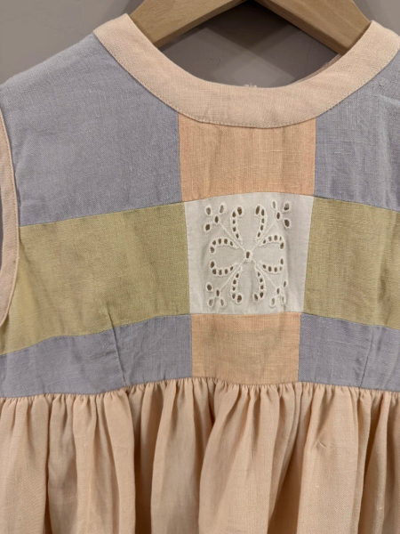 Wendy Patchwork Dress - Pastels image 1 of 0