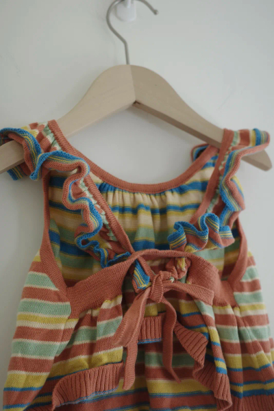 MABLI Nerys - Boardwalk Stripe 針織荷葉套裝 image 1 of 0