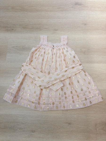 Eleonore Dress - Flower Lurex Light Pink image 1 of 0
