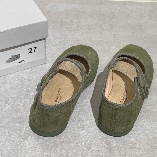 SALTIN BANQUIN 芭蕾瑪莉珍鞋 森林綠 KAKI 27 image 1 of 0