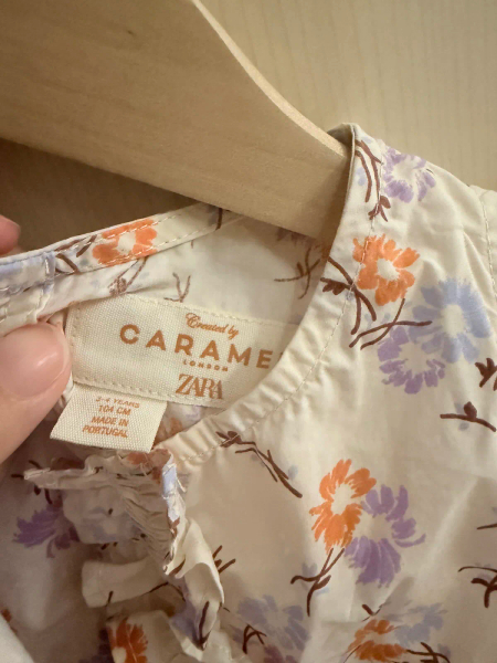 FLORAL DRESS CREATED BY CARAMEL LONDON X ZARA+頭巾 image 1 of 0