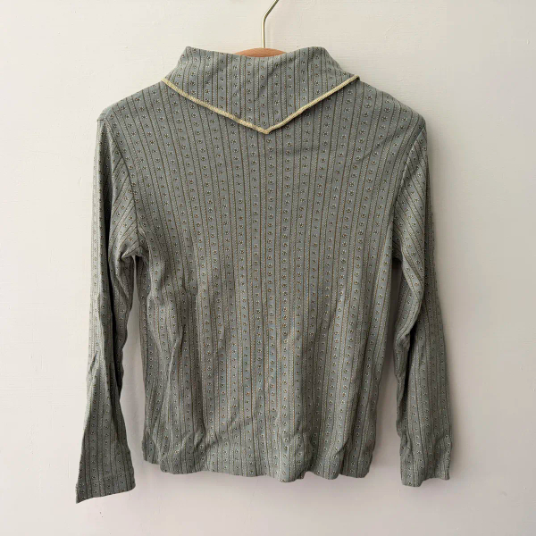AW25小花領結匹馬棉上衣Scout Top - Overcast Little House Floral image 1 of 0