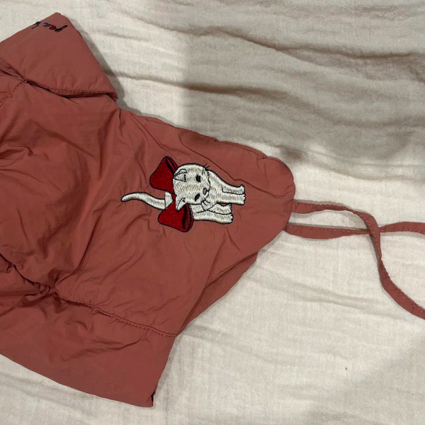 粉色瑪麗貓刺繡防風保暖帽 image 1 of 0