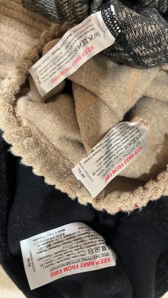 茶色羅紋吊帶褲  image 1 of 0