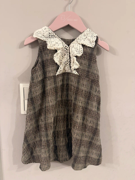 CARLOTTA DRESS-CRUMBLE COOKIES image 1 of 0