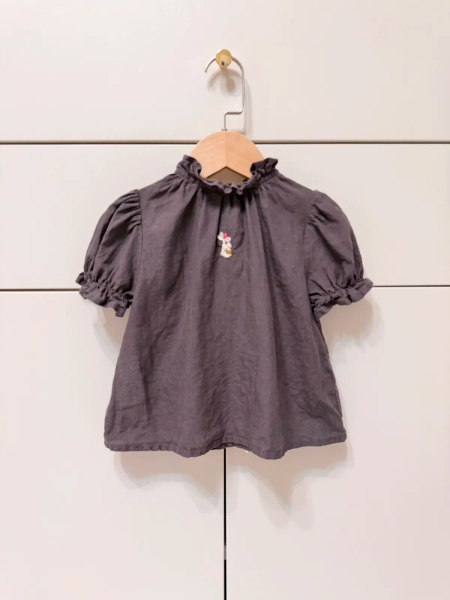 Valentina Tunic 公主袖亞麻上衣 image 1 of 0