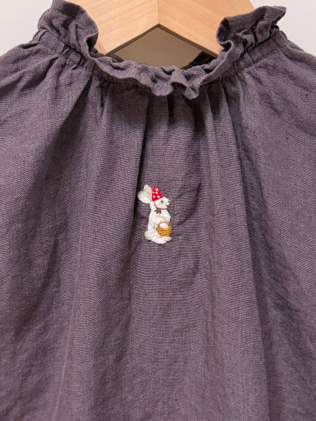 Valentina Tunic 公主袖亞麻上衣 image 1 of 0