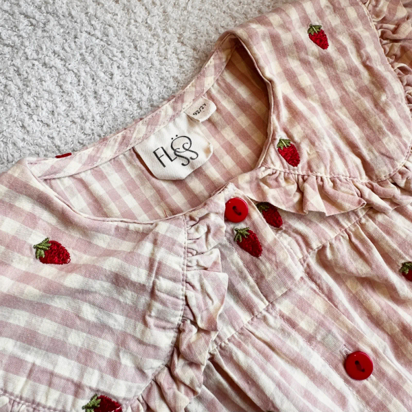 Dolly SS Dress Pink Berry Gingham image 1 of 0