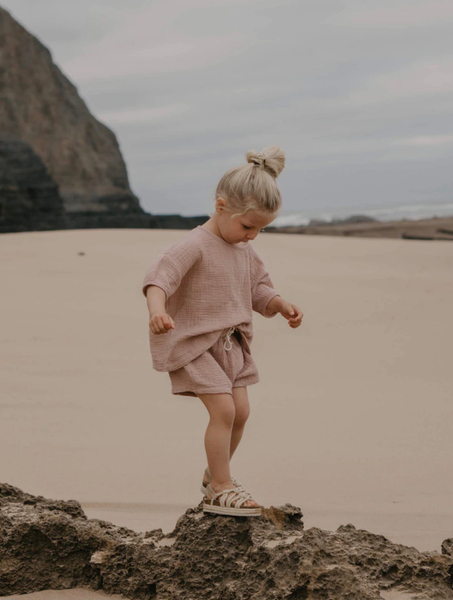 The muslin top( rose ) 穆斯林棉短T image 1 of 0