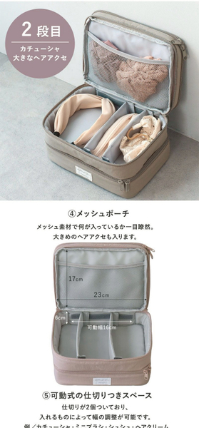 多功能兒童髮飾收納包(三層） image 1 of 0