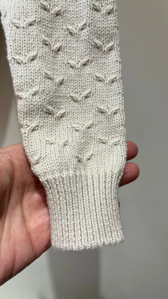 米色針織開襟外套 image 1 of 0