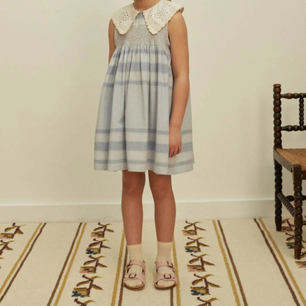 CORNELIA S/L SMOCK DRESS - SUMMERHOUSE STRIPE image 1 of 0