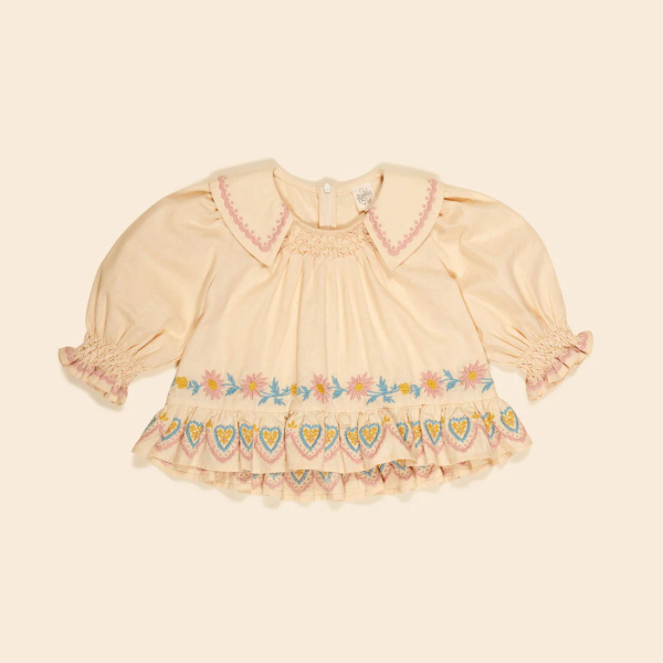AW25 BETTINA BLOUSE - CASHEW image 1 of 0
