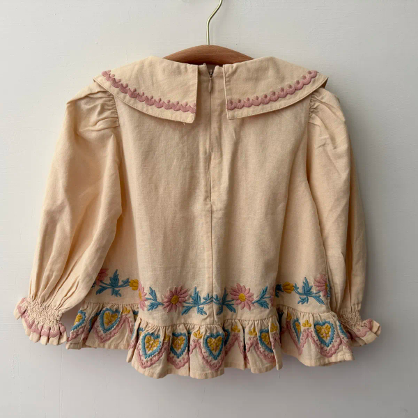AW25 BETTINA BLOUSE - CASHEW image 1 of 0
