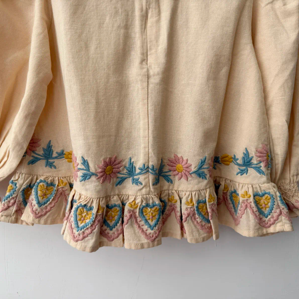 AW25 BETTINA BLOUSE - CASHEW image 1 of 0