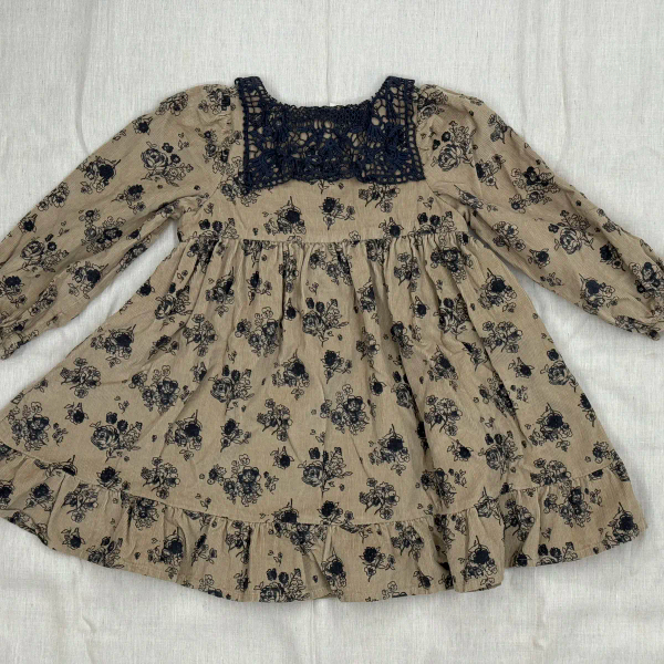 Elvie Dress（Rose Cord Floral） image 1 of 0