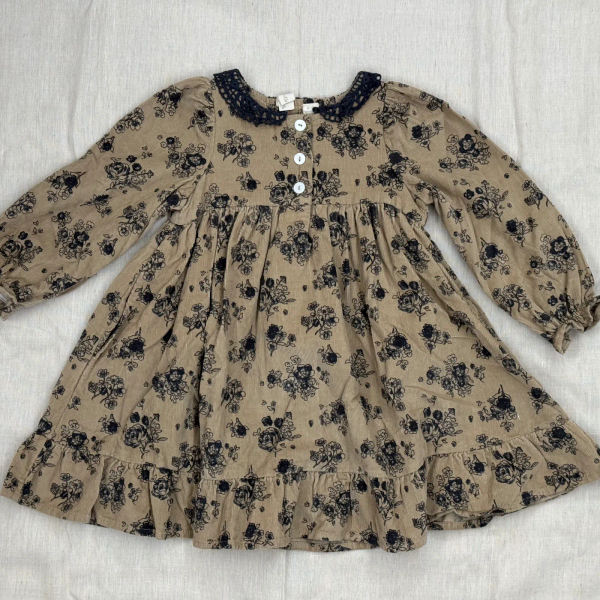 Elvie Dress（Rose Cord Floral） image 1 of 0