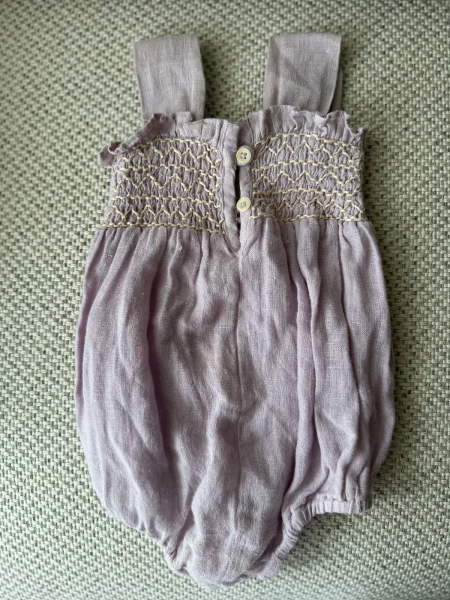 SS25 Baby Adina Romper lavender image 1 of 0