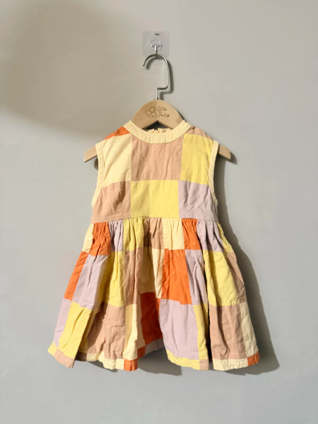 彩格拼布洋裝 image 1 of 0
