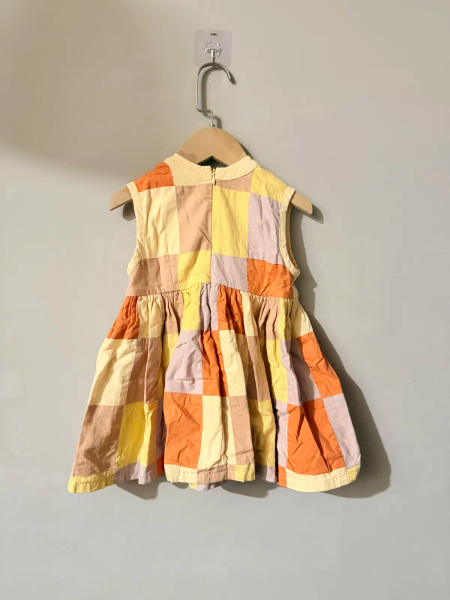 彩格拼布洋裝 image 1 of 0