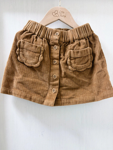 Skirt Poches Fleurs Macadamia image 1 of 0