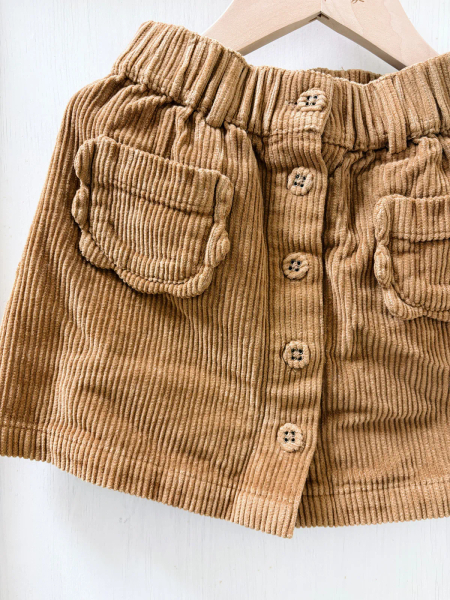 Skirt Poches Fleurs Macadamia image 1 of 0