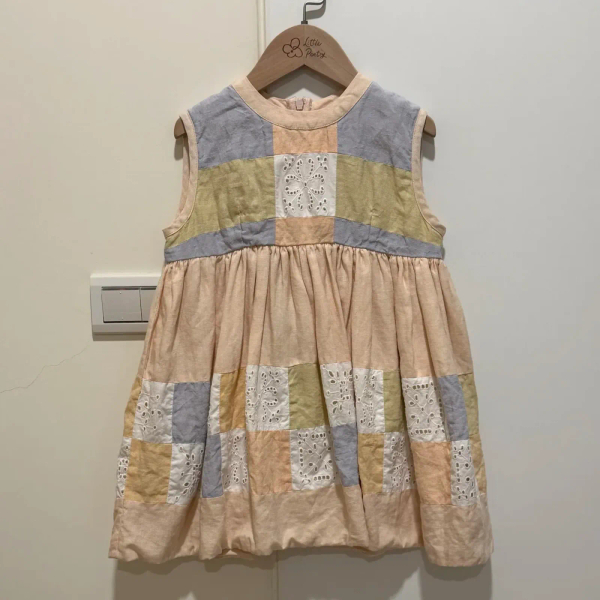 Wendy Patchwork Dress - Pastels (EXCLUSIVE) image 1 of 0