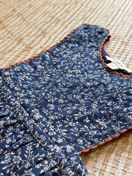 非本人請勿下單 Colima baby cotton dress | navy blue image 1 of 0