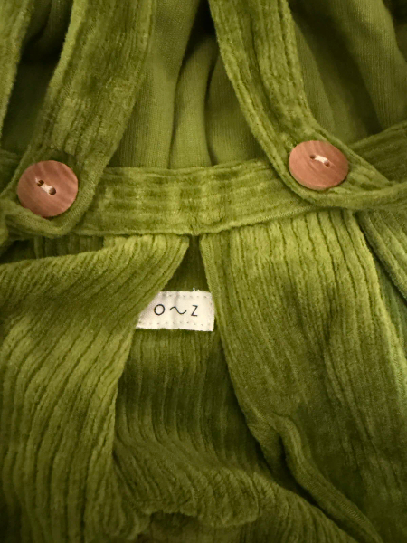 草綠色燈芯絨細肩帶上衣 image 1 of 0