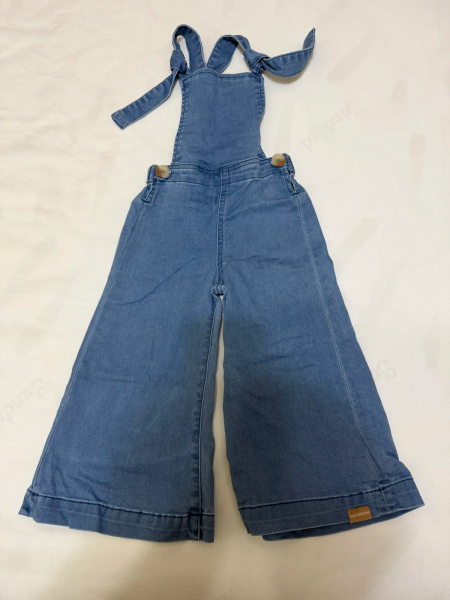 藍色牛仔吊帶褲 image 1 of 0
