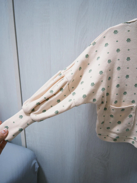 SIMONA JERSEY CARDIGAN - MEADOW CALICO image 1 of 0