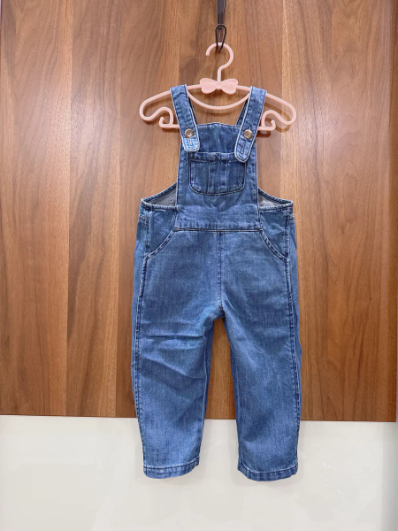 牛仔吊帶褲 image 1 of 0