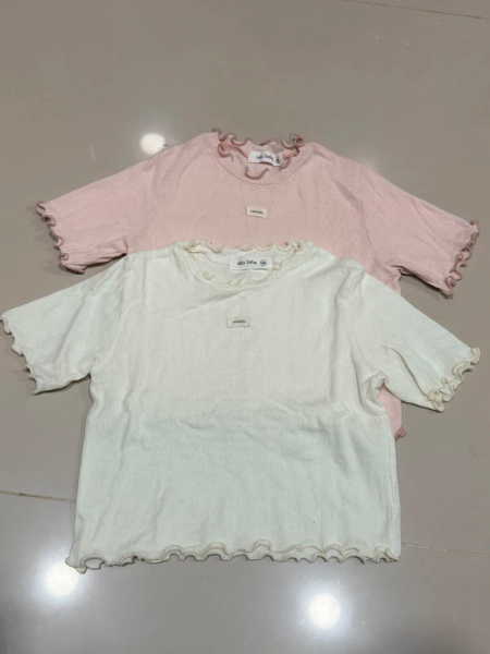 女童荷葉邊短袖上衣*2 image 1 of 0