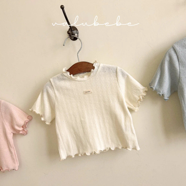 女童荷葉邊短袖上衣*2 image 1 of 0