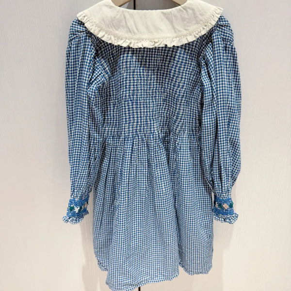Bonjour Diary Romantic Long Tunique, Vichy blue(4Y image 1 of 0