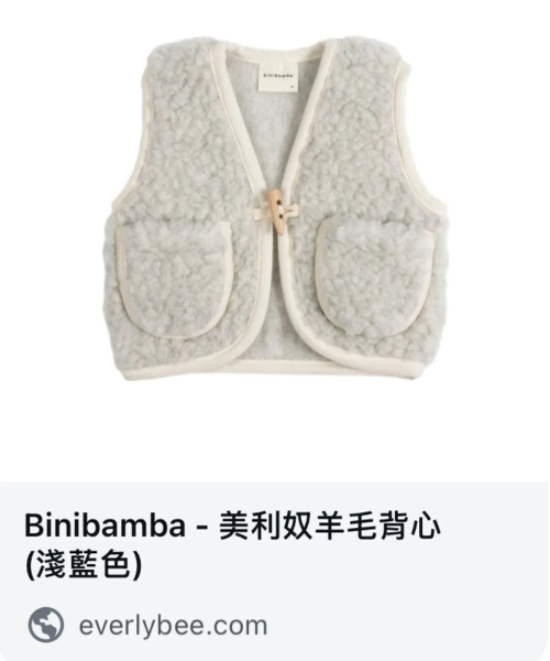 美利奴羊毛背心 image 1 of 0