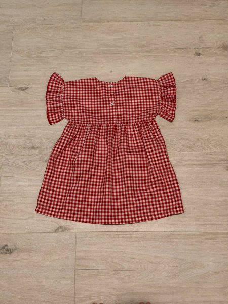 Ohio MINI Dress Red Checks image 1 of 0
